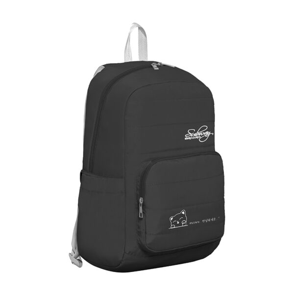 22386 Samping Hitam Subway Backpack “TRULY 22386”